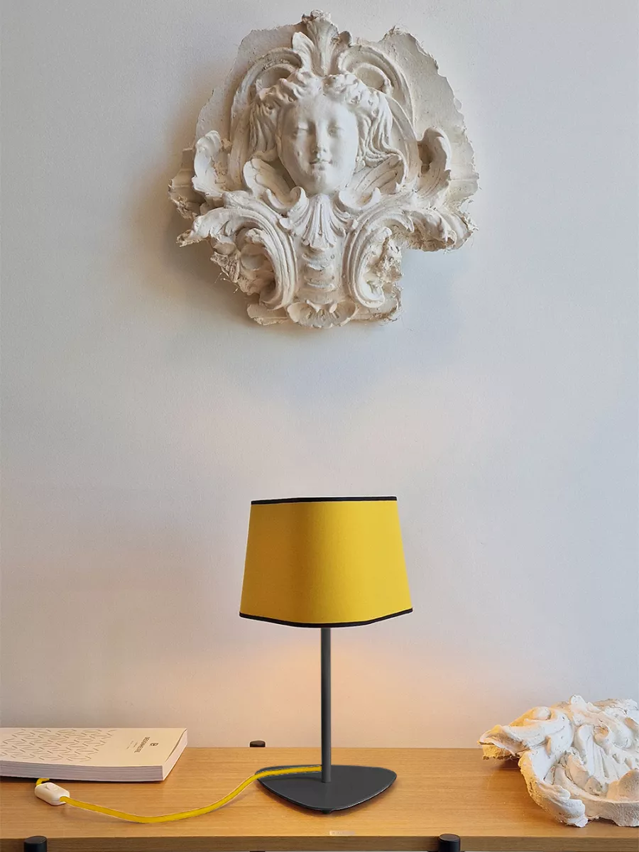 Table Lamp Petit Nuage - Yellow and Gold - Designheure