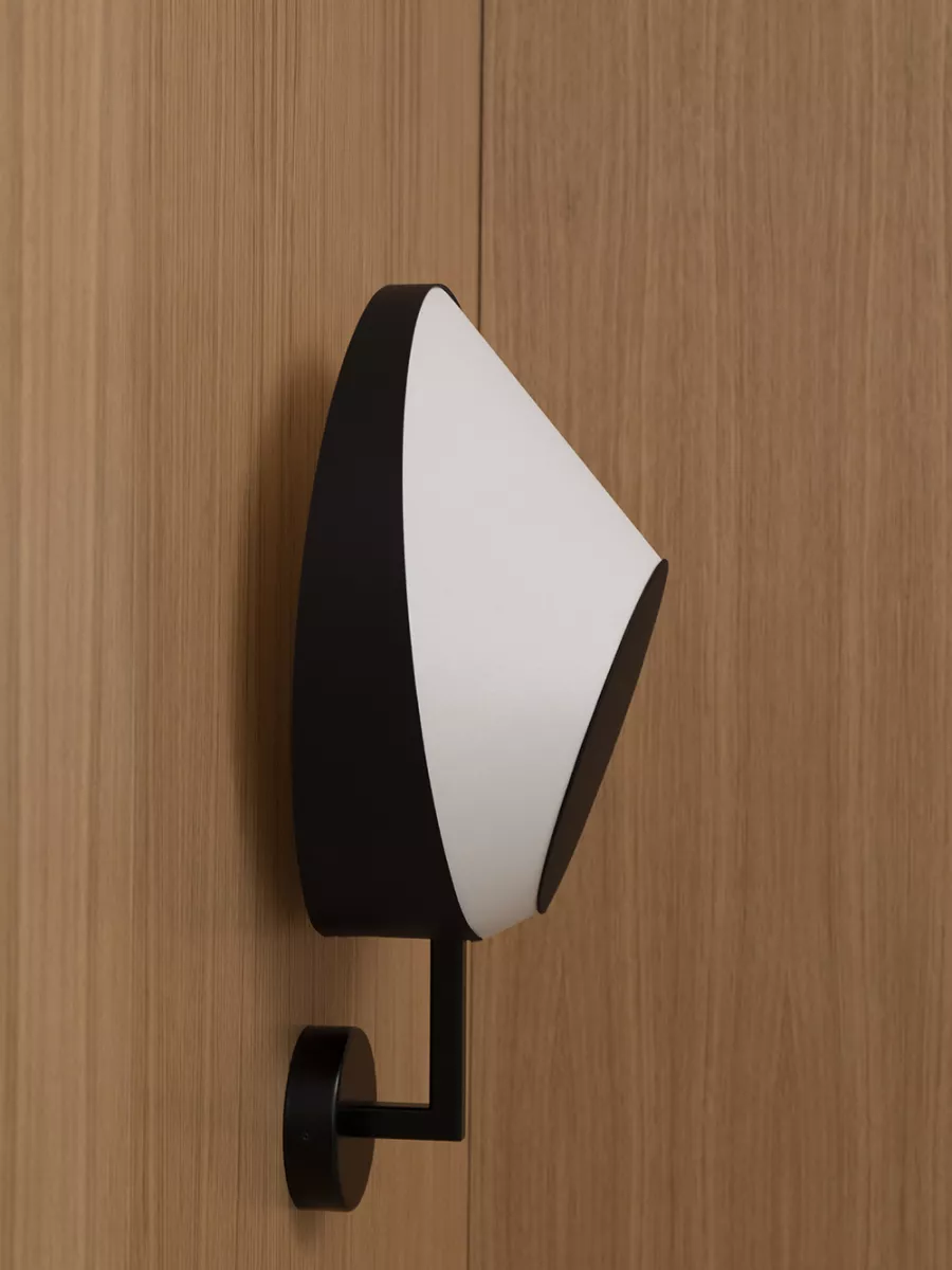 Wall lamp Petit demi Reef - White and Red wine - Designheure