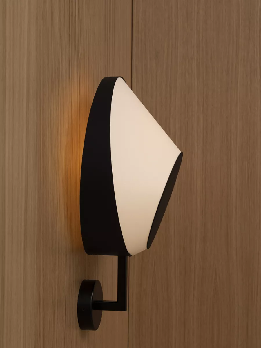 Wall lamp Petit demi Reef - White and Red wine - Designheure