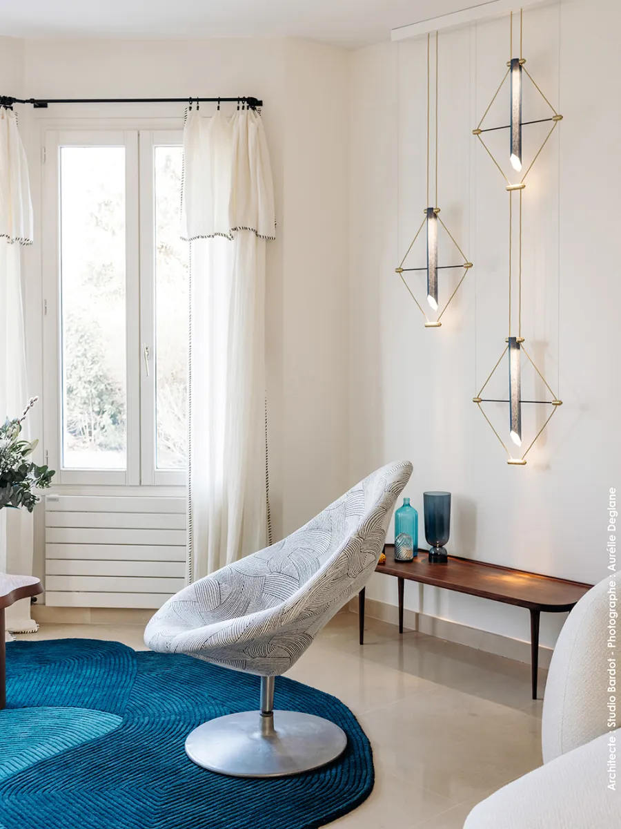 Suspension Mozaik - Gris bleu - Designheure