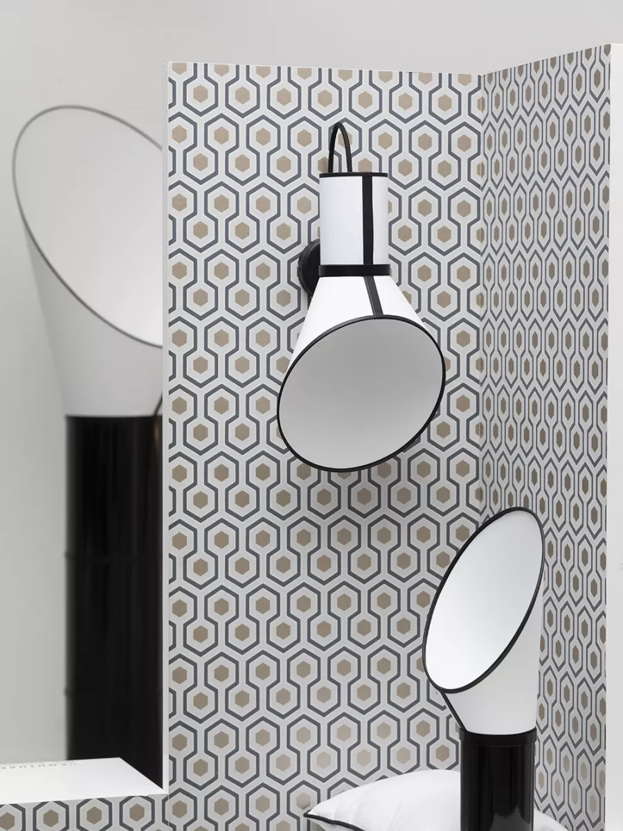 Table lamp Petit Cargo - White/White diffusing cylinder - Designheure