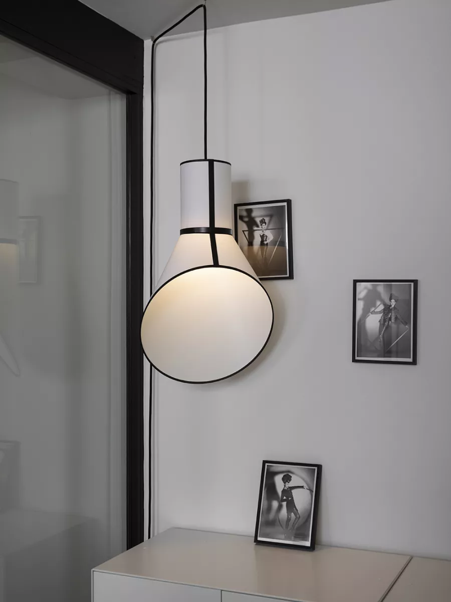 Pendant Light Petit Cargo - White with White cylinder - Designheure