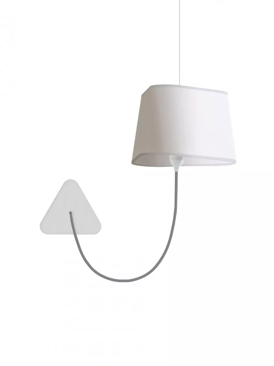 Pendant wall lamp Moyen Nuage - White diffusing - Designheure