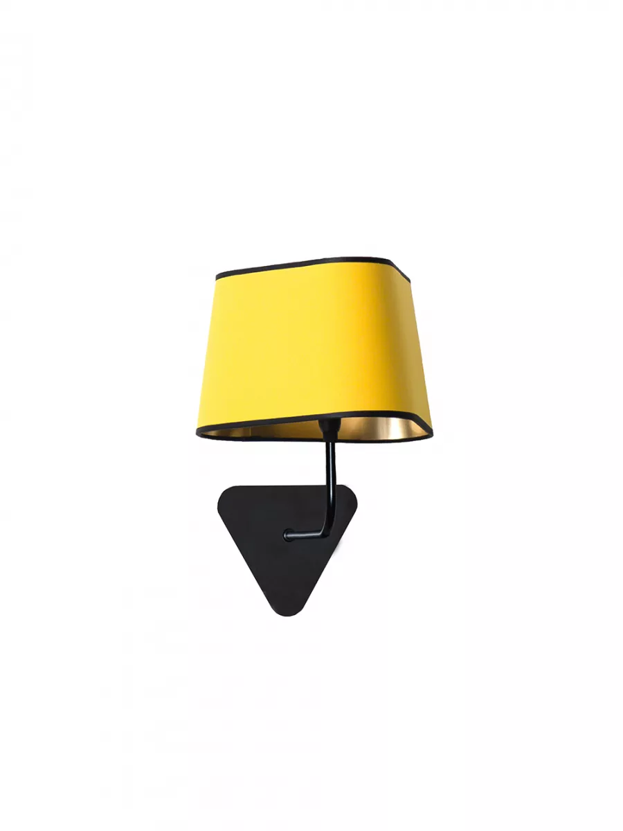 Fixed wall lamp Petit Nuage - Yellow and Gold - Designheure