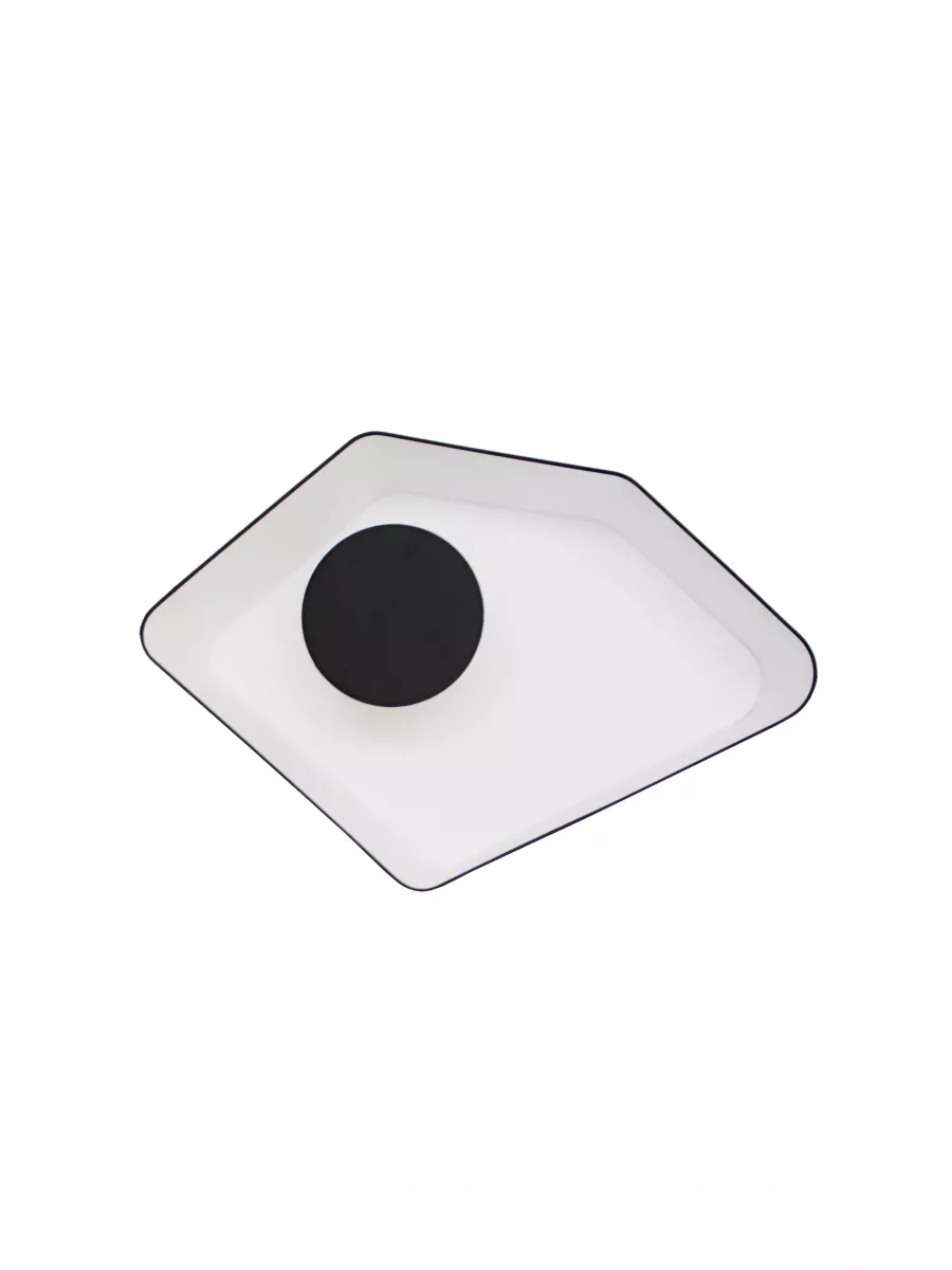 Plafonnier Petit Nénuphar système LED - Noir et Blanc - Designheure