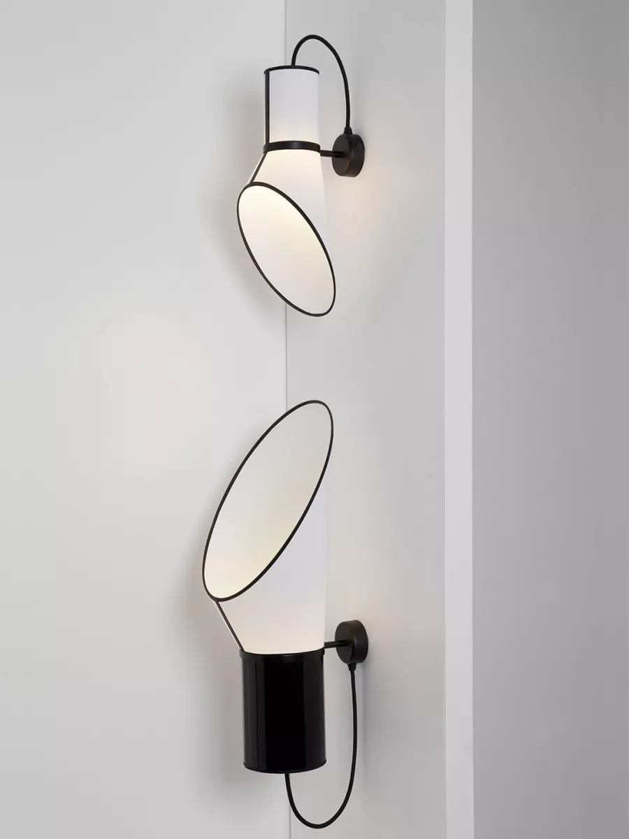 Wall lamp Petit Cargo - White with white cylinder - Designheure