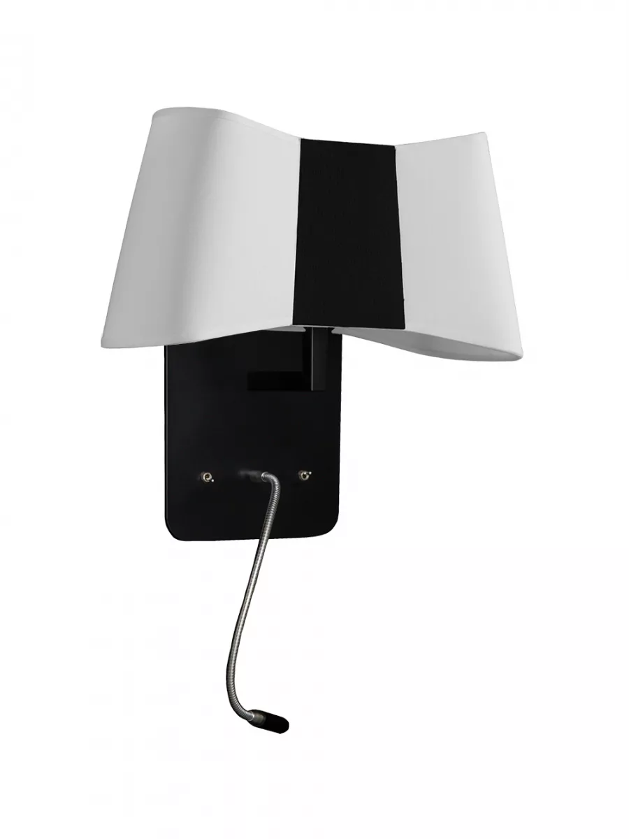 Wall lamp LED Petit Couture - Black and White - Designheure