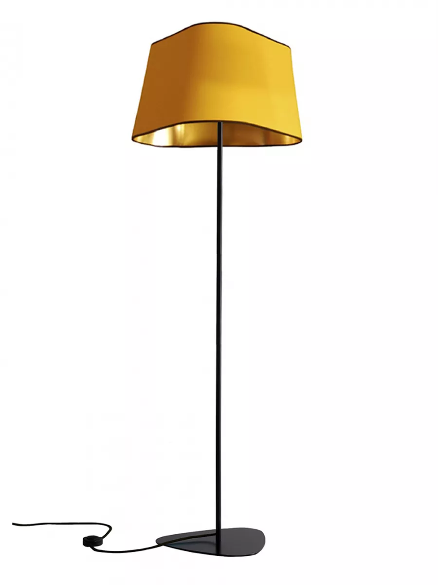 Floorlamp 172 XL Nuage - Yellow / Gold - Designheure