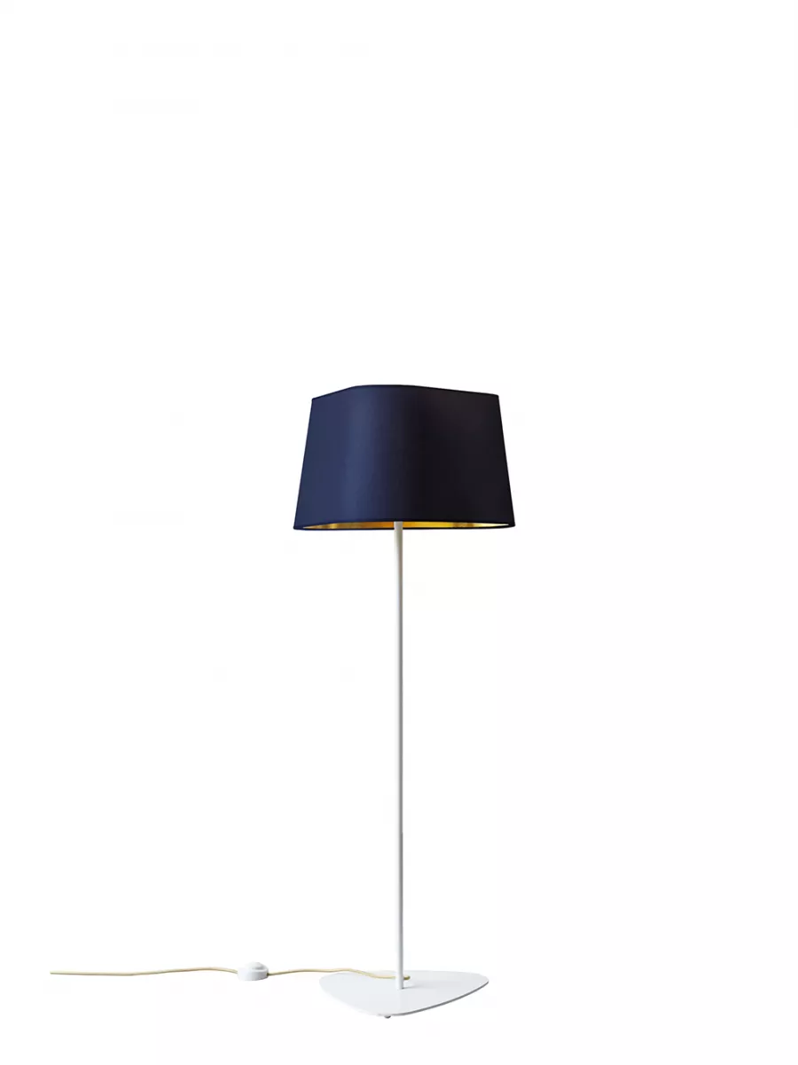 Floorlamp 122 Grand Nuage - Navy blue and Gold - Designheure