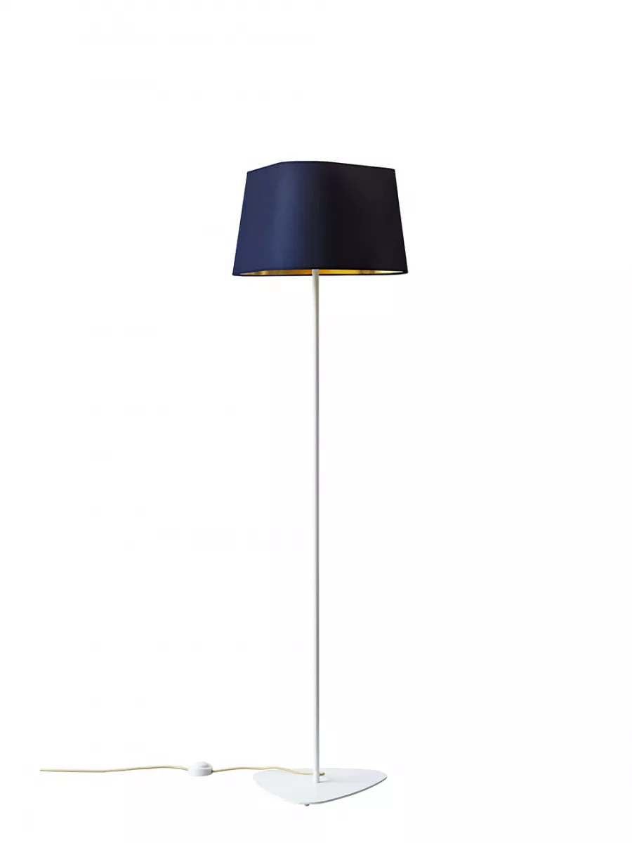Floorlamp 162 Grand Nuage - Navy blue and Gold - Designheure