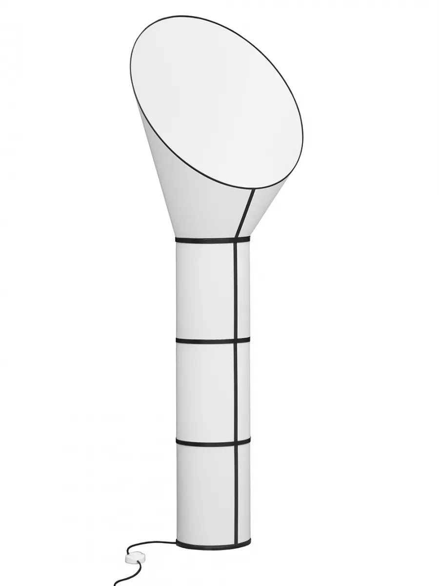Floor Lamp Grand Cargo 3 - White with White cylinders - Designheure