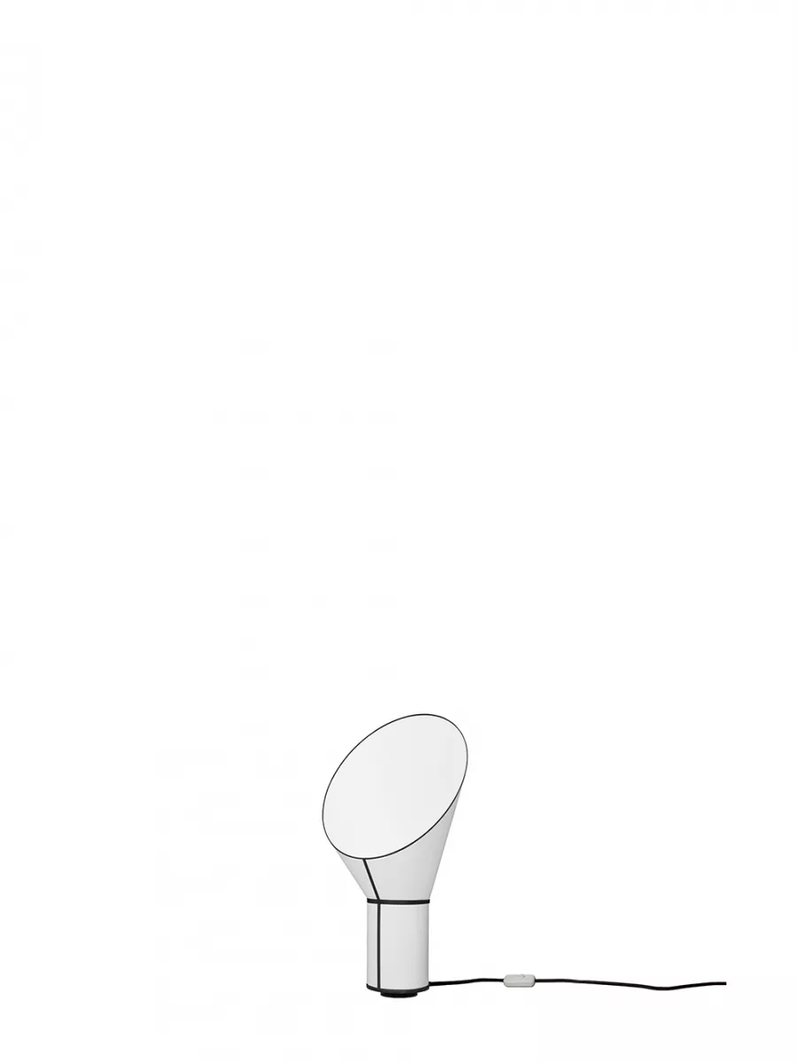 Table lamp Petit Cargo - White/White diffusing cylinder - Designheure