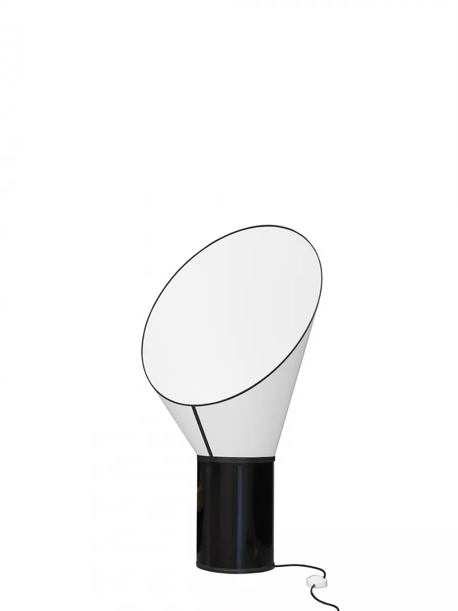 Lampe Grand Cargo - Blanc Cylindre Noir - Designheure