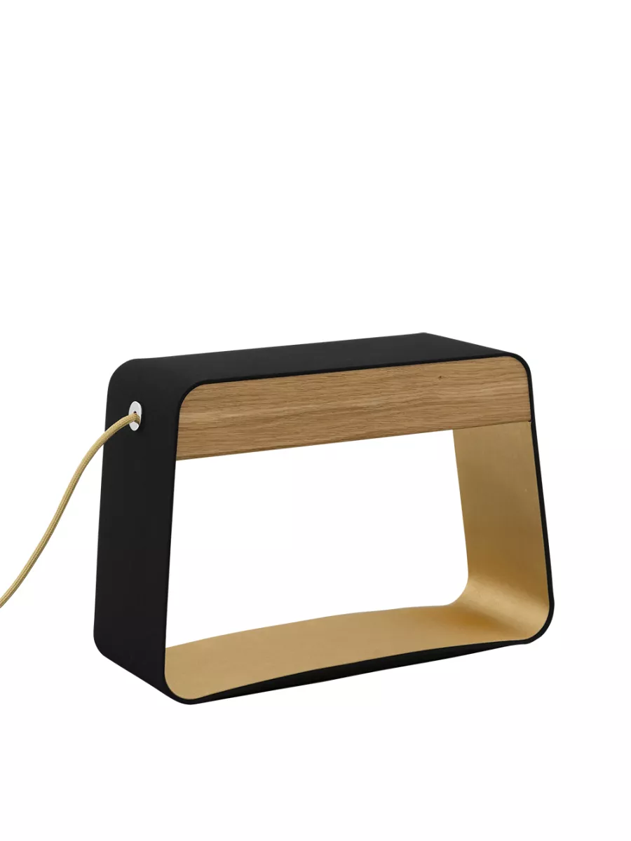 Lampe Moyen Rectangle Eau de lumière - Chêne - Designheure