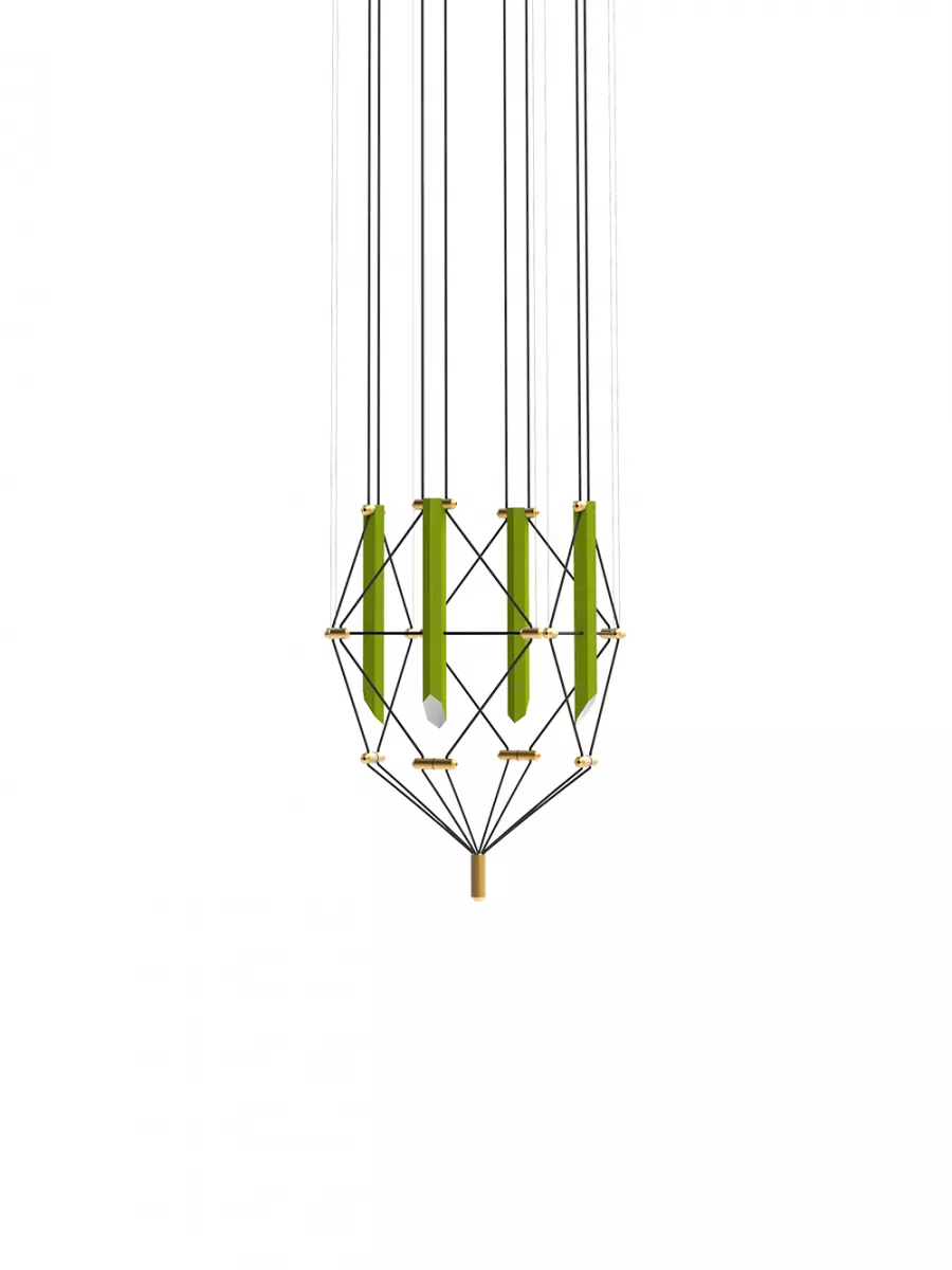 Lustre 4 Mozaik - Vert clair - Designheure