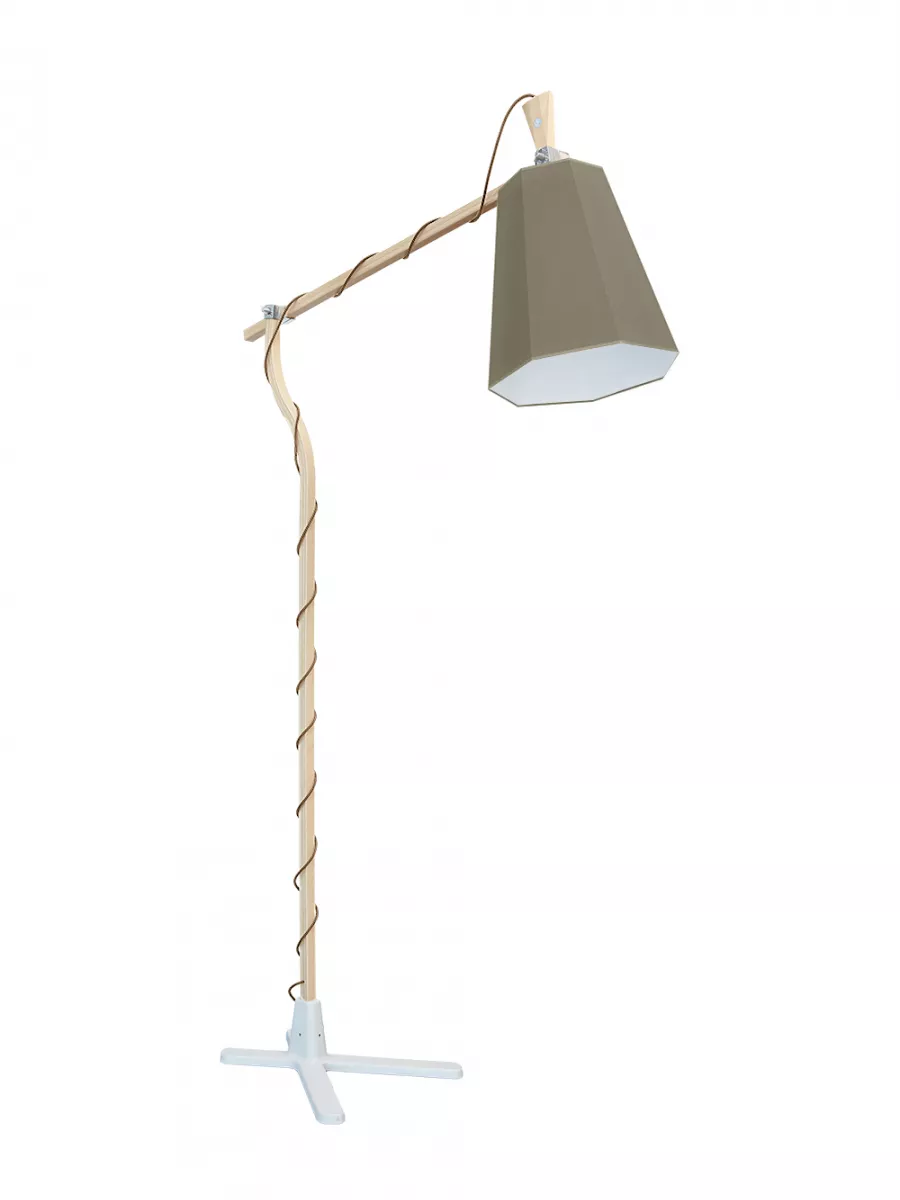 Floorlamp Grand LuXiole - Khaki / White - Designheure