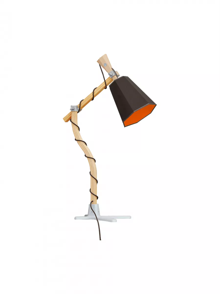 Lampe Petit LuXiole - Marron / Orange - Designheure