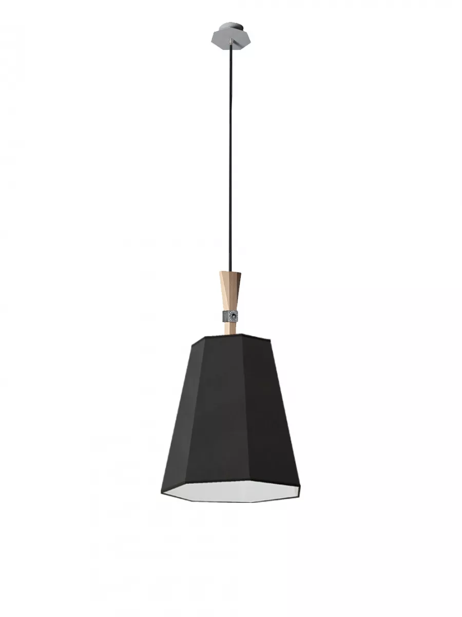 Pendant light Grand LuXiole - Black / White - Designheure