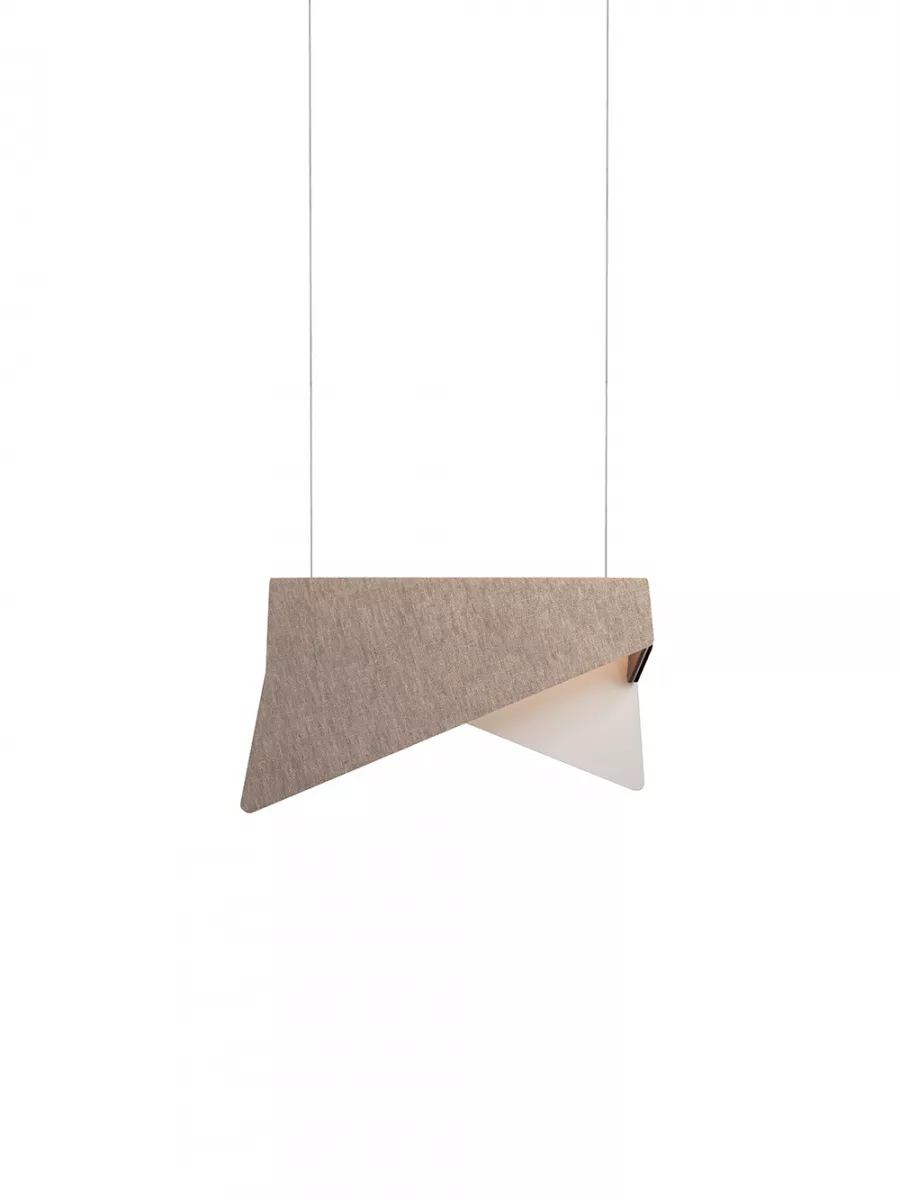 Pendant Light Small Mobula - Copper - Aubergine/Brown - Designheure