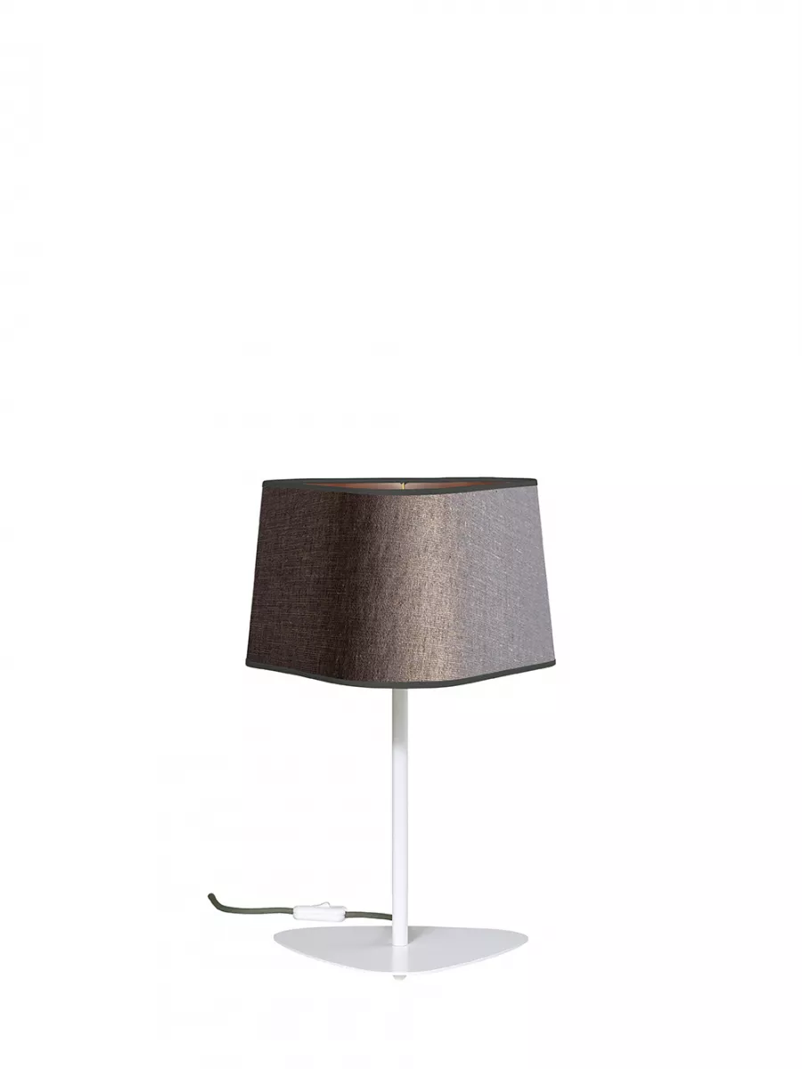 Table lamp Moyen Nuage - Pink copper green border - Designheure