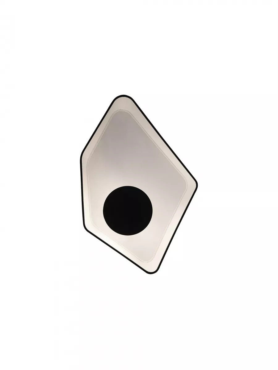 Ceiling lamp Petit Nenuphar LED - Black / White - Designheure