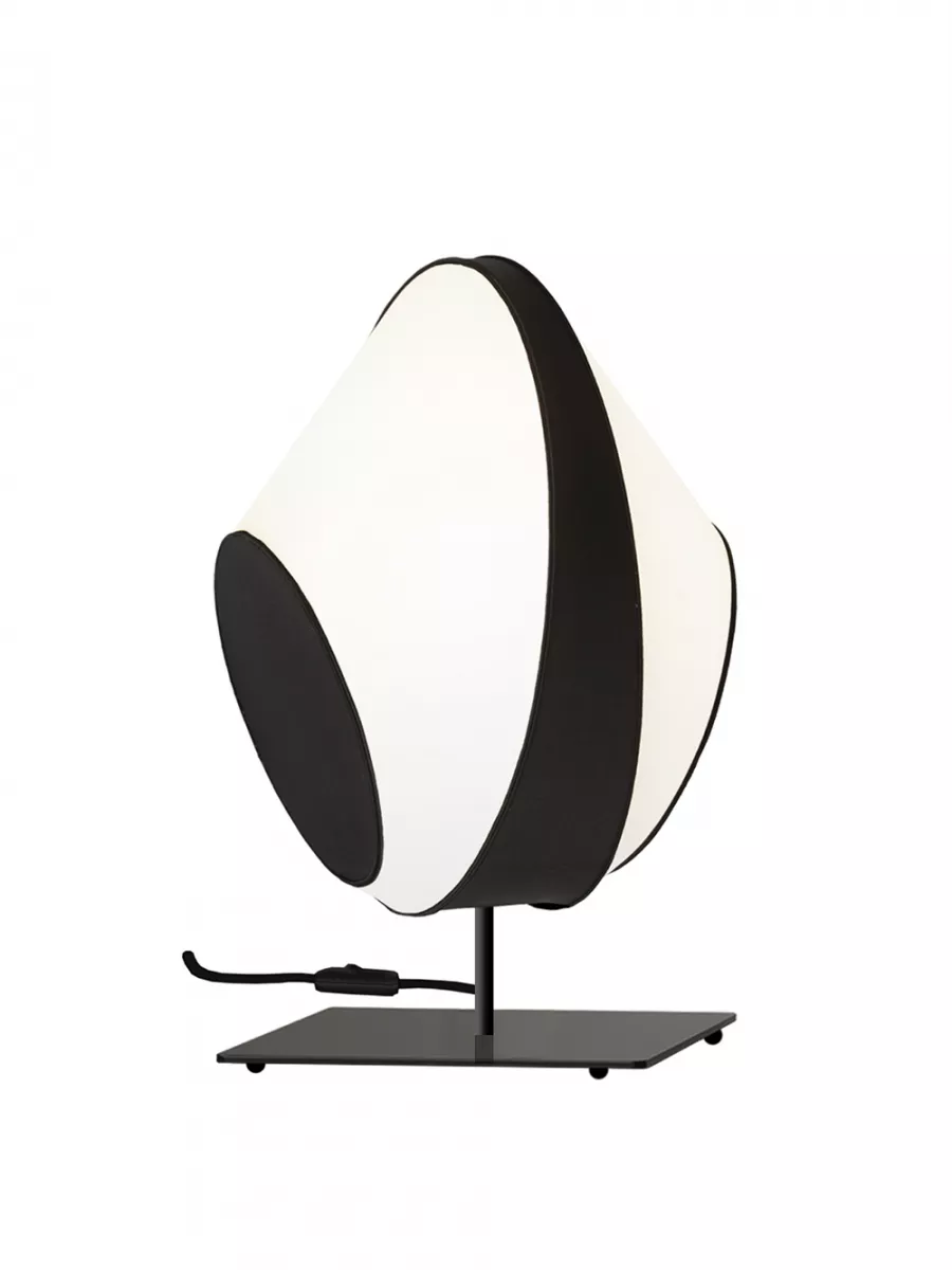 Table lamp Moyen Reef - White and Black - Designheure