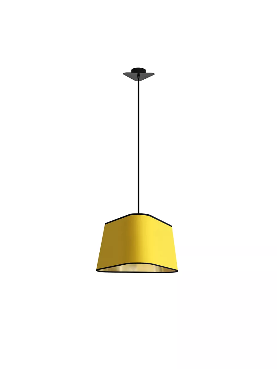 Pendant light Grand Nuage - Yellow and Gold - Designheure