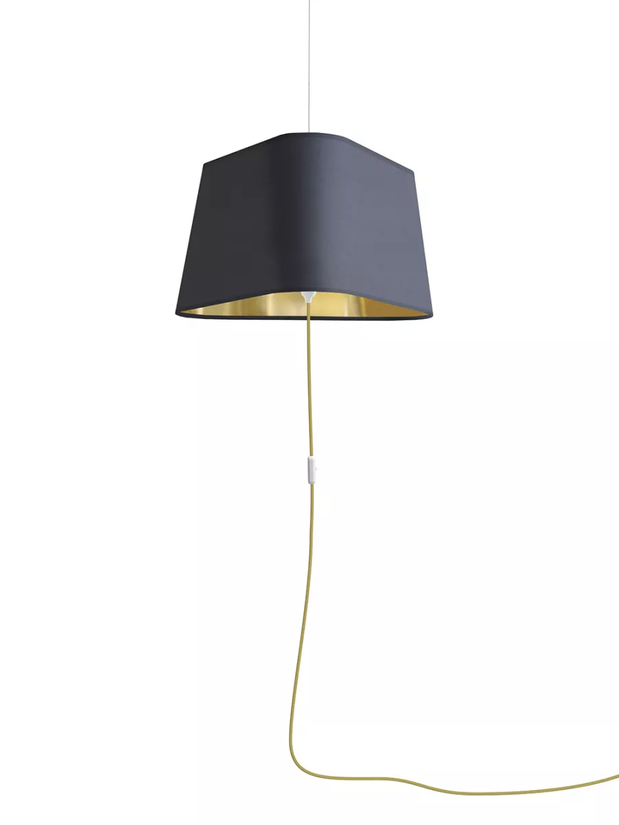 Nomadic Pendant Light XL Nuage - Grey and Gold - Designheure