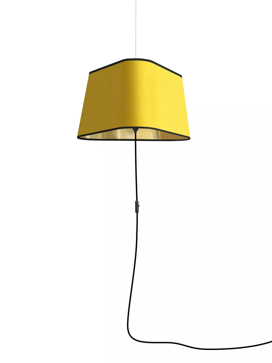 Nomadic Pendant Light XL Nuage - Yellow and Gold - Designheure