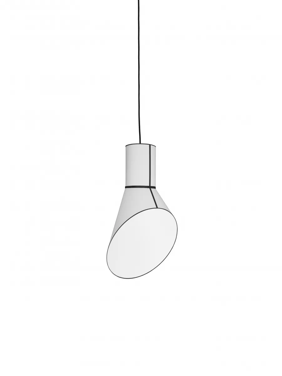 Suspension Petit Cargo - Blanc Cylindre Blanc - Designheure