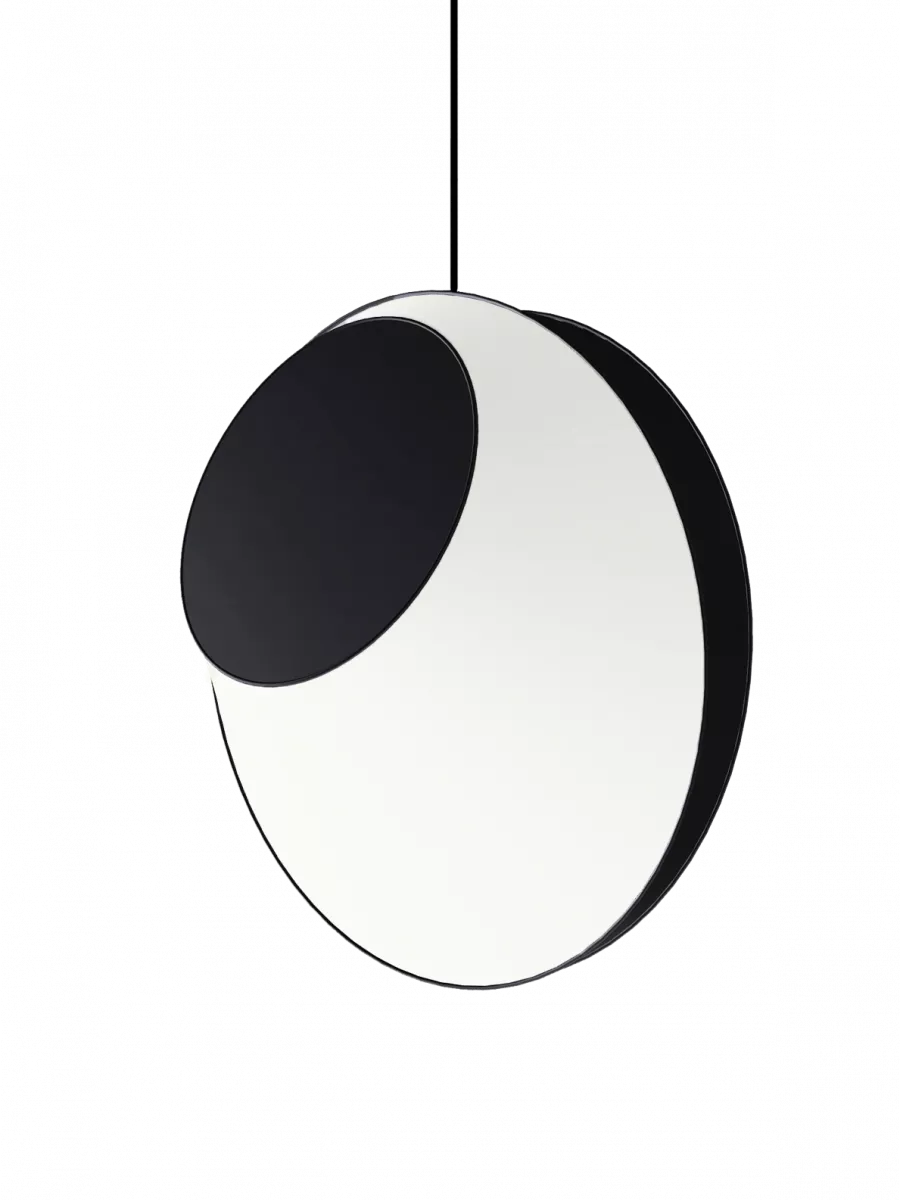 Suspension Moyen Reef - Blanc et Noir - Designheure