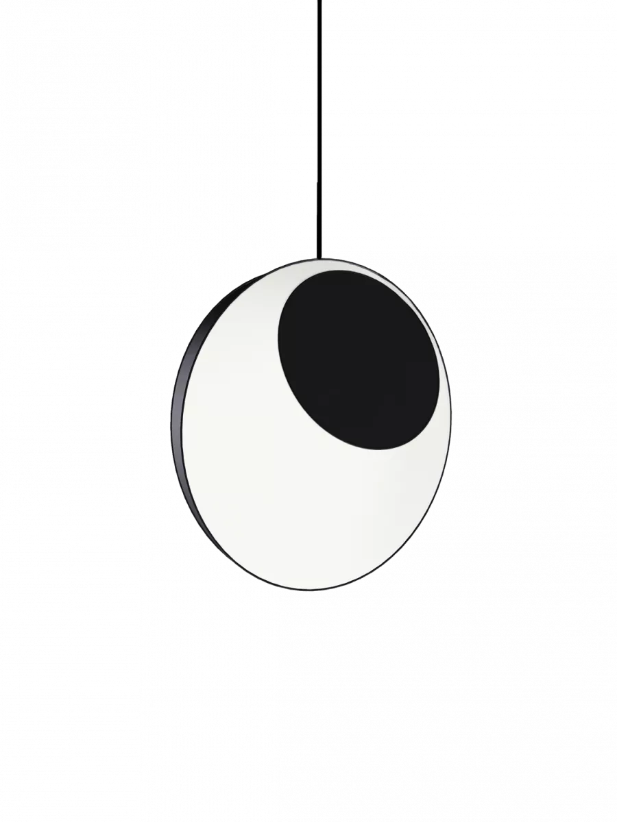 Pendant light Petit Reef - White and Black - Designheure