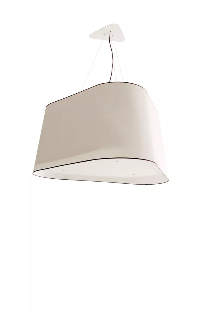 Pendant light XXL Flat Nuage - White - Designheure